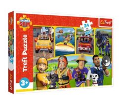 Puzzles - "24 Maxi" - Fireman Sam and friends / Prism A&D Fireman Sam | Toys & Games | Kalimat Store