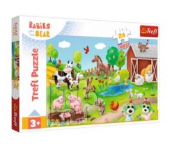 Puzzles - "24 Maxi" - Babies and animals / KAZSTUDIO SA Babies and the Bear FSC Mix 70% | Toys & Games | Kalimat Store