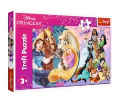 Puzzles - "24 Maxi" - The smile of friendship / Disney Princess FSC Mix 70% | Toys & Games | Kalimat Store