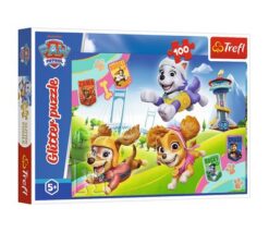 Puzzles - "100 Glitter" - Shiny dogs / Viacom PAW Patrol FSC Mix 70% | Toys & Games | Kalimat Store