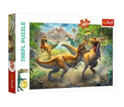 Puzzles - "160" - Fighting Tyrannosaurs / Trefl | Toys & Games | Kalimat Store