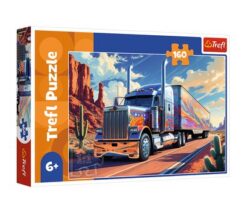 Puzzles - "160" - Truck on the road / TREFL_AI FSC Mix 70% | Toys & Games | Kalimat Store
