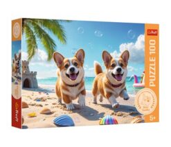 Puzzles - "100" - Corgi - the doggy / Trefl FSC Mix 70% | Toys & Games | Kalimat Store