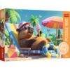 Puzzles - "100" - Capybara style relax / Trefl FSC Mix 70% | Toys & Games | Kalimat Store