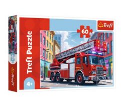Puzzles - "60" - Fire truck / TREFL_AI FSC Mix 70% | Toys & Games | Kalimat Store