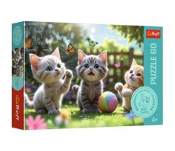 Puzzles - "60" - Three kittens / Trefl_AI FSC Mix 70% | Toys & Games | Kalimat Store