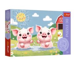 Puzzles - "30" - Happy village life / Trefl_AI FSC Mix 70% | Toys & Games | Kalimat Store