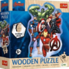 Puzzles - "50 Wooden Contour Puzzle" - Avenger's adventures / Disney Marvel The Avengers_FSC Mix 70% | Toys & Games | Kalimat Store