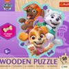 Puzzles - "50 Wooden Contour Puzzle" - A cheerful group of pupies / Viacom PAW Patrol_FSC Mix 70% | Toys & Games | Kalimat Store
