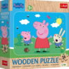 Puzzles - "24 Wooden Puzzle" - Meet lovely Peppa / Peppa Pig FSC Mix 70% | Toys & Games | Kalimat Store