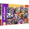 Puzzles - "300" - Funny animal portraits / Trefl_AI FSC Mix 70% | Toys & Games | Kalimat Store