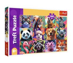 Puzzles - "300" - Funny animal portraits / Trefl_AI FSC Mix 70% | Toys & Games | Kalimat Store