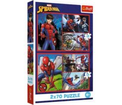 Puzzles - "2x70" - Spider stories / Disney Marvel Spiderman FSC Mix 70% | Toys & Games | Kalimat Store