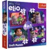 Puzzles - "4in1" - Elio's extraterrestrial missions / Disney Elio FSC Mix 70% | Toys & Games | Kalimat Store