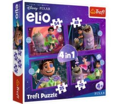 Puzzles - "4in1" - Elio's extraterrestrial missions / Disney Elio FSC Mix 70% | Toys & Games | Kalimat Store