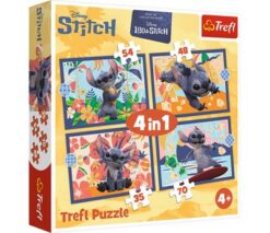 Puzzles - "4in1" - Holidays in Hawaii / Disney Stitch The Movie FSC Mix 70% | Toys & Games | Kalimat Store