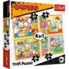 Puzzles - "4in1" - Garfield loves lasagna / Nickelodeon Garfield FSC Mix 70% | Toys & Games | Kalimat Store