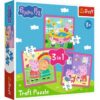 Puzzles - "3in1" - Peppa and friends / Peppa Pig FSC Mix 70% | Toys & Games | Kalimat Store