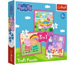 Puzzles - "3in1" - Peppa and friends / Peppa Pig FSC Mix 70% | Toys & Games | Kalimat Store