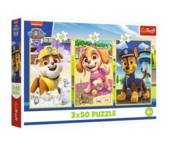 Puzzles - "3x50" - Our dogs / Viacom PAW Patrol FSC Mix 70% | Toys & Games | Kalimat Store