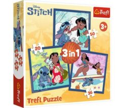Puzzles - "3in1" - Time with Stitch / Disney Lilo&Stitch FSC Mix 70% | Toys & Games | Kalimat Store