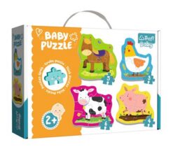 Puzzles - "Baby Classic" - Animals on the farm / Trefl Baby FSC Mix 70% | Toys & Games | Kalimat Store
