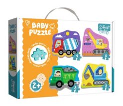 Puzzles - "Baby Classic" - Vehicles on the costruction site / Trefl Baby FSC Mix 70% | Toys & Games | Kalimat Store