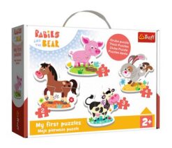 Puzzles - "Baby Classic" - On the farm / KAZSTUDIO SA Babies and the Bear | Toys & Games | Kalimat Store