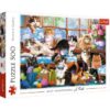 Puzzles - "500" - Cat Family | Toys & Games | Kalimat Store