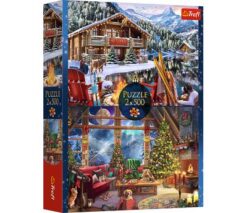 Puzzles - "2x500 XMAS" - Christmas in the Mountains_FSC Mix 70% | Toys & Games | Kalimat Store