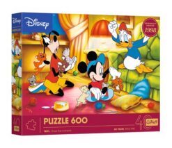 Puzzles - "600" - 40th anniversary Trefl - Mickey Mouse and Friends_FSC Mix 70% | Toys & Games | Kalimat Store