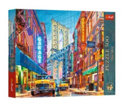 Puzzles - "500 Premium Plus" - Tea Time: Manhattan Bridge View_FSC Mix 70% | Toys & Games | Kalimat Store