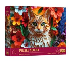 Puzzles - "1000 40th anniversary Trefl" - Cat_FSC Mix 70% | Toys & Games | Kalimat Store