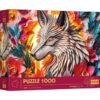 Puzzles - "1000 40th anniversary Trefl " - Wolf_FSC Mix 70% | Toys & Games | Kalimat Store