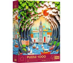 Puzzles - "1000 40th anniversary Trefl" - London_FSC Mix 70% | Toys & Games | Kalimat Store