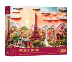 Puzzles - "1000 40th anniversary Trefl" - Paris_FSC Mix 70% | Toys & Games | Kalimat Store