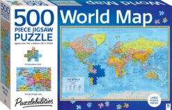 World Map 500 piece | ISBN 9354537001780 | Kalimat Store