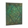 Emerald Flower Ultra Lined Hardcover Journal (Nature's Grace)(Elastic Band Closure) | ISBN 9780349713137 | Kalimat Store