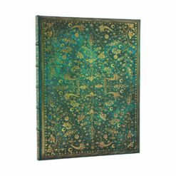 Emerald Flower Ultra Lined Hardcover Journal (Nature's Grace)(Elastic Band Closure) | ISBN 9780349713137 | Kalimat Store