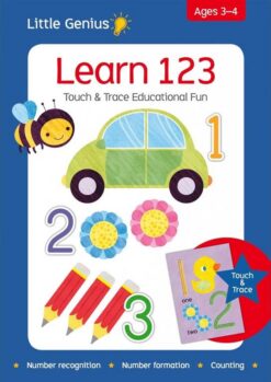 Little Genius: Learn 123 (Touch & Trace Flashcards) Ages: 3| ISBN 9780655212690 | Kalimat Store