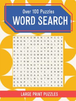 Geometric Large Print Puzzle Book (128pp) :Word Search | ISBN 9780655223986 | Kalimat Store