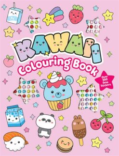 Gem Sticker Colouring Book :Kawaii | ISBN 9780655234500 | Kalimat Store