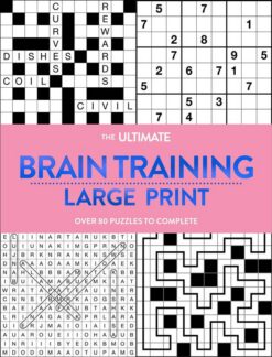 Large Print Puzzle Book: Brain Training :Pink | ISBN 9780655244158 | Kalimat Store