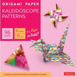 Origami Paper: Kaleidoscope Patterns (96 Sheets) | ISBN 9780804856430 | Kalimat Store
