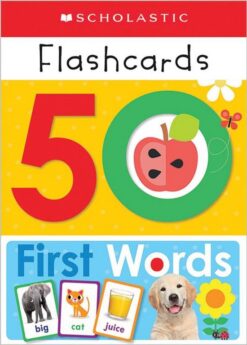 Scholastic Early Learners :50 First Words Flashcards | ISBN 9781338161397 | Kalimat Store