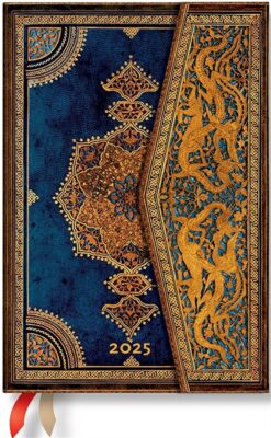 Safavid Indigo (Safavid Binding Art) Mini 12-month Horizonta | ISBN 9781408757482 | Kalimat Store
