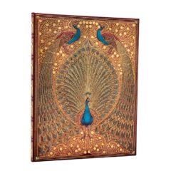 Hafiz's Peacocks Ultra Lined Hardcover Journal (Sangorski & Sutcliffe)(Elastic Band Closure) | ISBN 9781439798874 | Kalimat Store