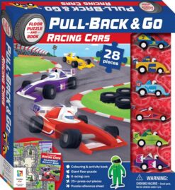 Pull-Back & Go: Racing Cars (Floor Puzzle, 6 Racing Cars & A | ISBN 9781488947858 | Kalimat Store