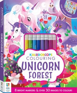 Kaleidoscope Colouring Kit: Unicorn Forest | ISBN 9781488953958 | Kalimat Store