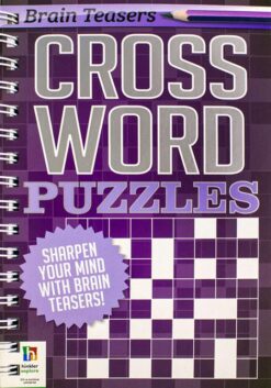 Brain Teasers Puzzle Books Crosswords | ISBN 9781488959424 | Kalimat Store